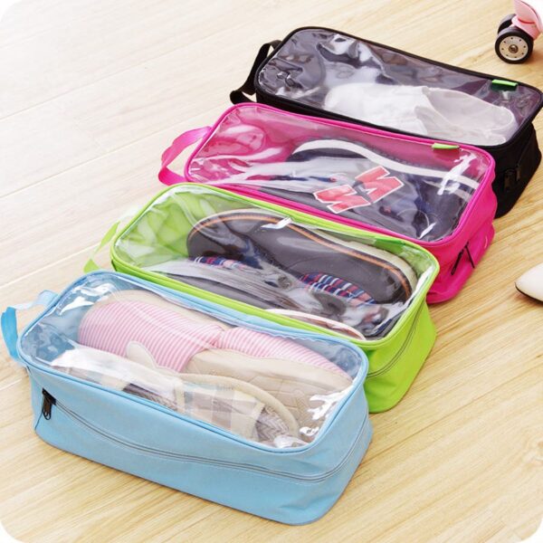 Portable Travel Storage Bag Shoes Organizer (random Color)